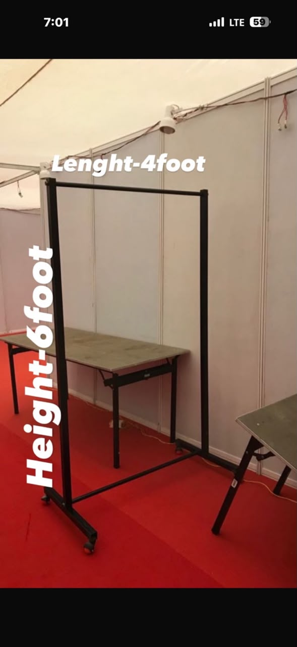 Single Rod Stand (Black)